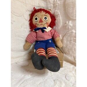 Vintage Raggedy Andy doll by Knickerbocker Toy Company, circa 1970